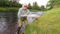 Allan about to release 12lb Salmon in Lairds cast