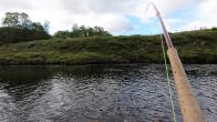 Allan playing 9 lb Salmon in Clump pool